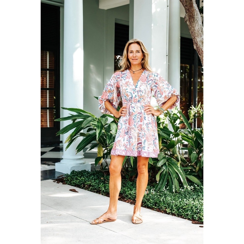 Perry Walker Collective The Frederika Dress Size 2 Floral Cotton